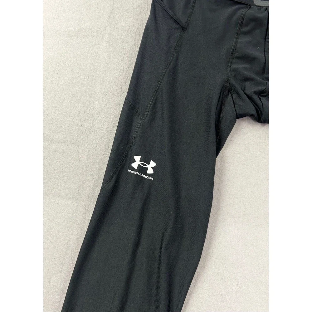 Under Armour Mens Black Athletic Compression Pants Leggings